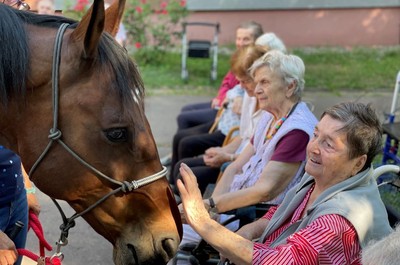 Návštěva terapeutického koně