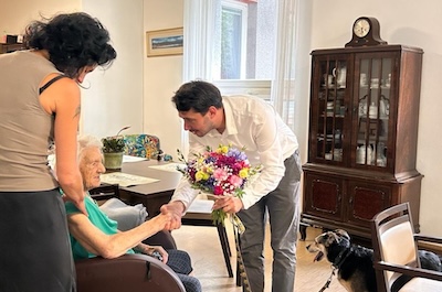 Nádherná naše paní Maruška a její 106. narozeninový den