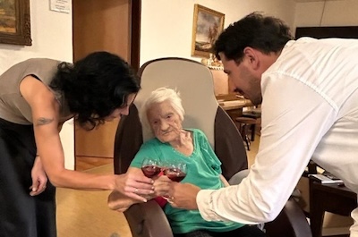 Nádherná naše paní Maruška a její 106. narozeninový den