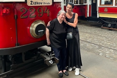 Výlet do Muzea MHD ve Střešovicích a splněné přání paní Toničky, která jezdila od roku 1960 až do důchodu 1998 tramvají 21, 9, 16
