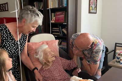 Paní Maruška 107 let - oslava narozenin