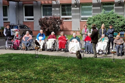 Stanice ochrany Fauny-Hluk, nám přišla představit dravce